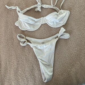 Monday swimwear true white Morocco bottom